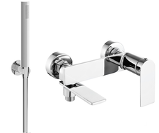 Mexen Zero Misturador de banheira R70 com conjunto de duche, cromado - 7113R70-00