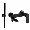 Mexen Zero R70 bateria de banheira com conjunto de duche, preta - 7113R70-70