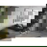 Mexen Flat VS20S Heizkörper platt 1800 x 400 mm, untere mittige Anschluss, 872 W, Anthrazit - W6VS20S-180-040-66