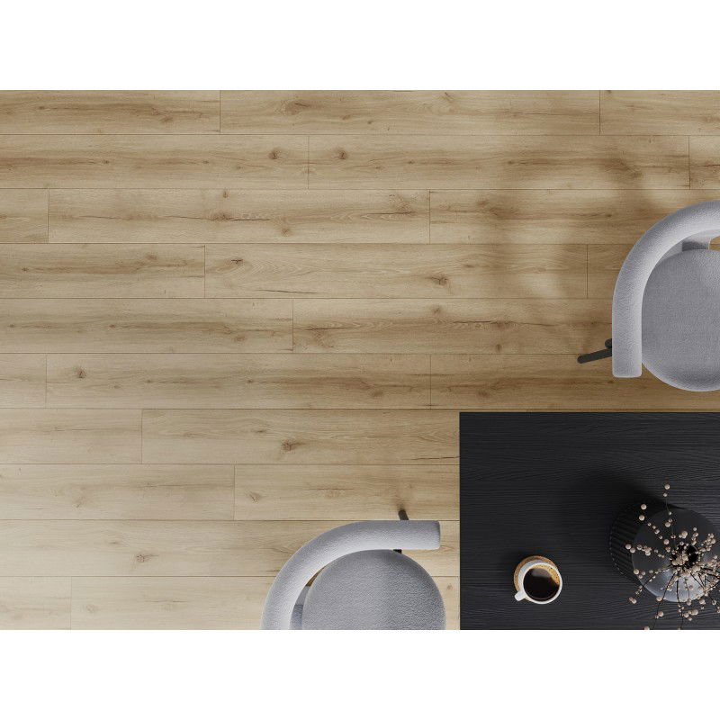 Mexen Sun Valley Vinylpaneele 1240 x 182 mm SPC 6,5 mm, IXPE 1,5 mm Unterlage, 4 V-Fuge, Eiche - F1006-1240-182-505-4V1-01