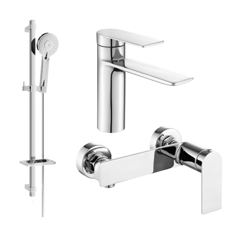 Mexen Zero DQ40 set za tuširanje, krom - 71104DQ40-00