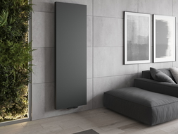 Mexen Flat VS20S radiateur en acier 2000 x 500 mm, connexion inférieure centrale, 1181 W, anthracite - W6VS20S-200-050-66