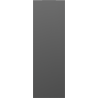 Mexen Flat VS20S paneelradiator 2200 x 500 mm, middenonderaansluiting, 1267 W, antraciet - W6VS20S-220-050-66