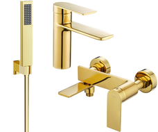 Mexen Zero R02 Badewannen-Set, Gold - 71103R02-50