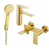 Mexen Zero R40 set za kadu, zlatni - 71103R40-50