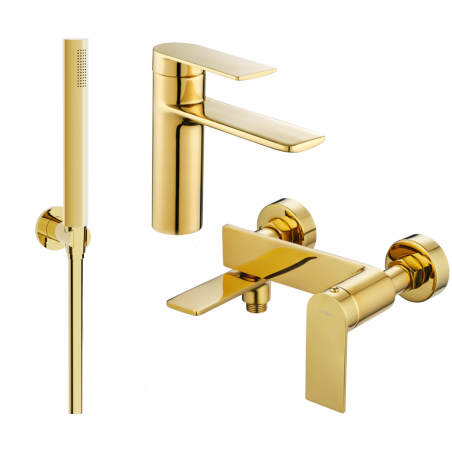 Mexen Zero R70 ensemble de bain, doré - 71103R70-50