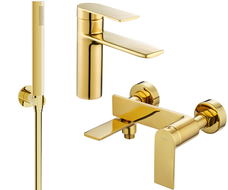 Mexen Zero R70 conjunto de baño, dorado - 71103R70-50