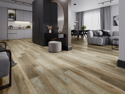 Mexen Cortland vinüülpaneelid 1240 x 182 mm SPC 6,5 mm, IXPE 1,5 mm aluskate, 4 V-soon, Tamm - F1008-1240-182-505-4V1-01