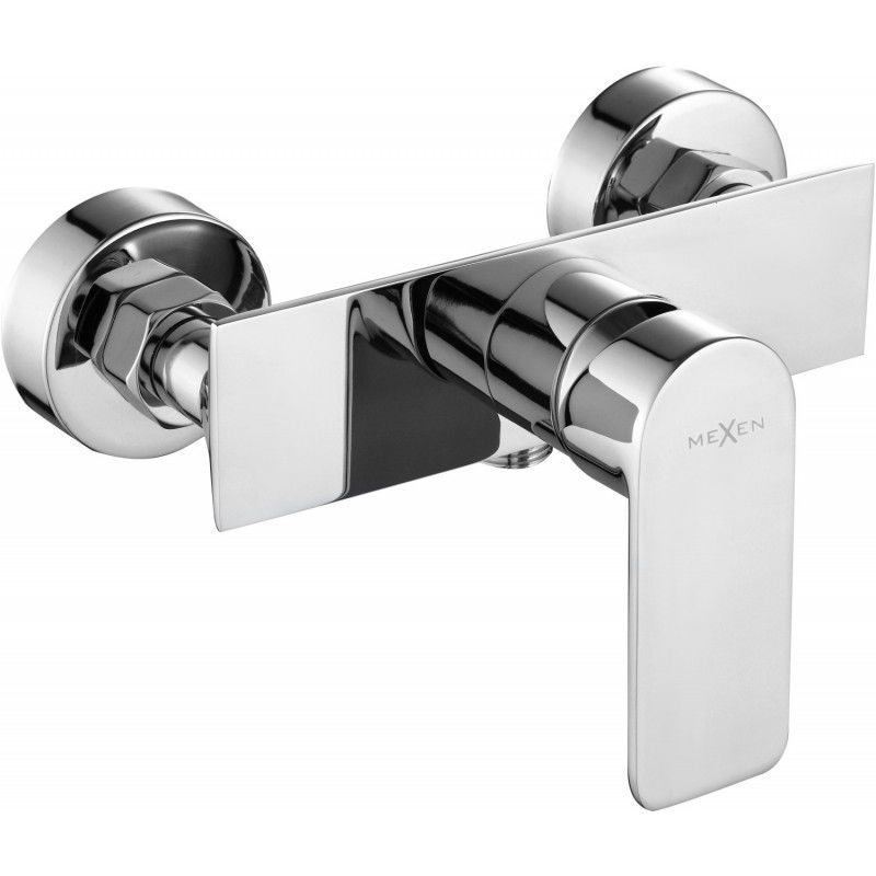 Mexen Alexa μπαταρία ντους, χρώμιο - 71240-00