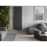 Mexen Flat VR20S Heizkörper platt 1400 x 400 mm, untere mittlere Anschlüsse, 712 W, anthrazit - W6VR20S-140-040-66