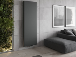Radiateur plat Mexen VR20S 1600 x 400 mm, connexion inférieure centrale, 712 W, anthracite - W6VR20S-160-040-66