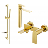 Mexen Zero DF70 set za kadu, zlatni - 7113DF70-50