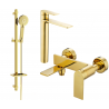 Mexen Zero DQ40 bathtub set, gold - 7113DQ40-50