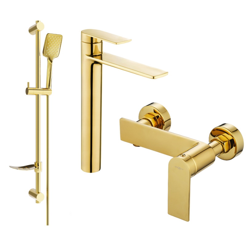 Mexen Zero DF62 Shower Set, Gold - 71114DF62-50