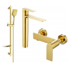 Mexen Zero DF62 doucheset, goud - 71114DF62-50