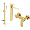 Mexen Zero DF70 doucheset, goud - 71114DF70-50
