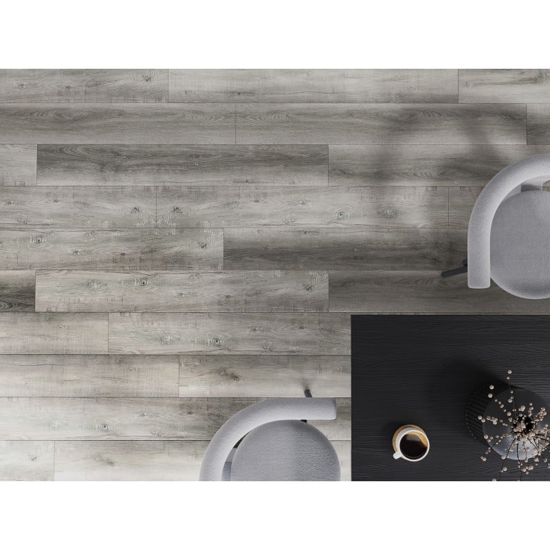 Mexen Santa Clara panneaux vinyles 1240 x 182 mm SPC 6,5 mm, sous-couche IXPE 1,5 mm, 4 V-Joint, Chêne