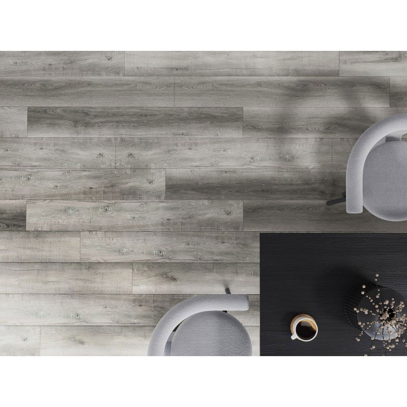 Mexen Santa Clara vinyl panelen 1240 x 182 mm SPC 6,5 mm, IXPE onderlaag 1,5 mm, 4 V-groef, Eik - F1010-1240-182-505-4V1-01