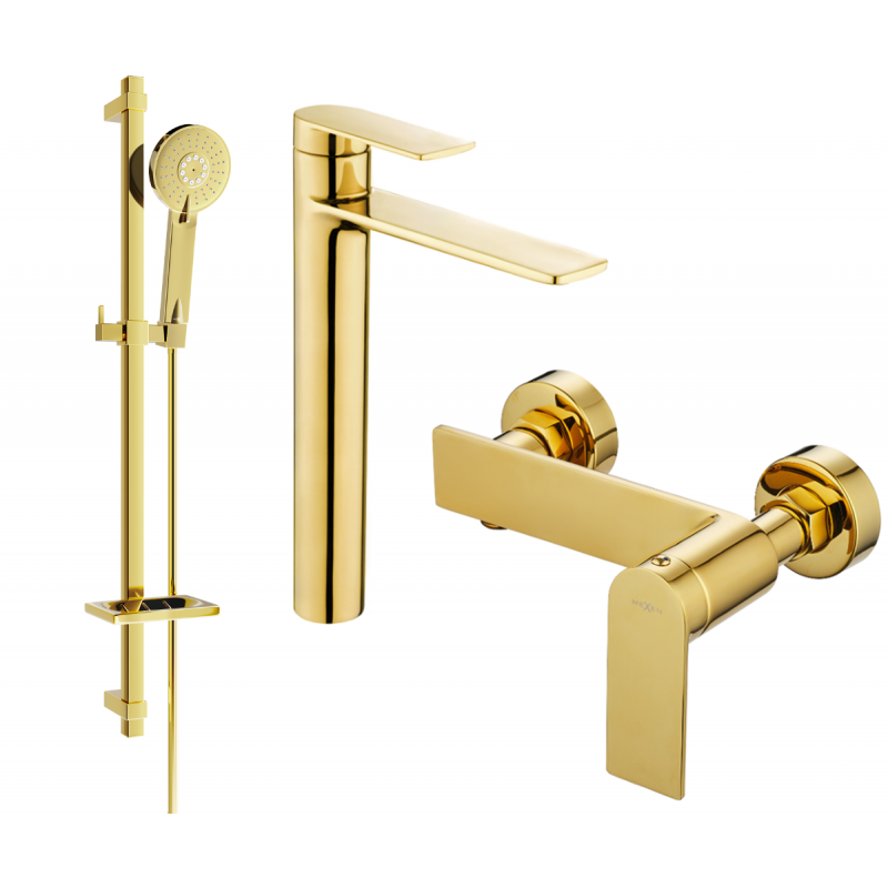 Mexen Zero DQ40 set doccia, dorato - 71114DQ40-50