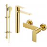 Mexen Zero DQ40 Shower Set, Gold - 71114DQ40-50