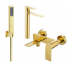 Mexen Zero R02 bath set, gold - 71113R02-50