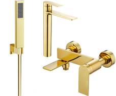 Mexen Zero R02 vannisegisti komplekt, kuldne - 71113R02-50