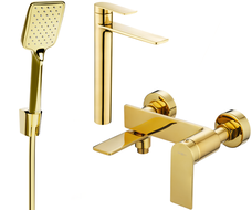 Mexen Zero R62 conjunto de baño, dorado - 71113R62-50