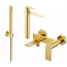 Mexen Zero R70 Bathtub Set, Gold - 71113R70-50