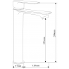 Mexen Royo DF40 dušikomplekt, must - 72214DF40-70