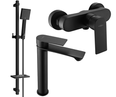 Mexen Royo DQ45 ensemble de douche, noir - 72214DQ45-70