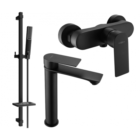 Mexen Royo DQ72 set doccia, nero - 72214DQ72-70