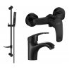 Mexen Fabia DF72 Douche-Set, schwaarz - 746504DF72-70