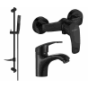 Mexen Fabia DF72 shower set, black - 746504DF72-70