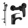 Mexen Fabia DF05 Dusch-Set, schwaarz - 746504DF05-70