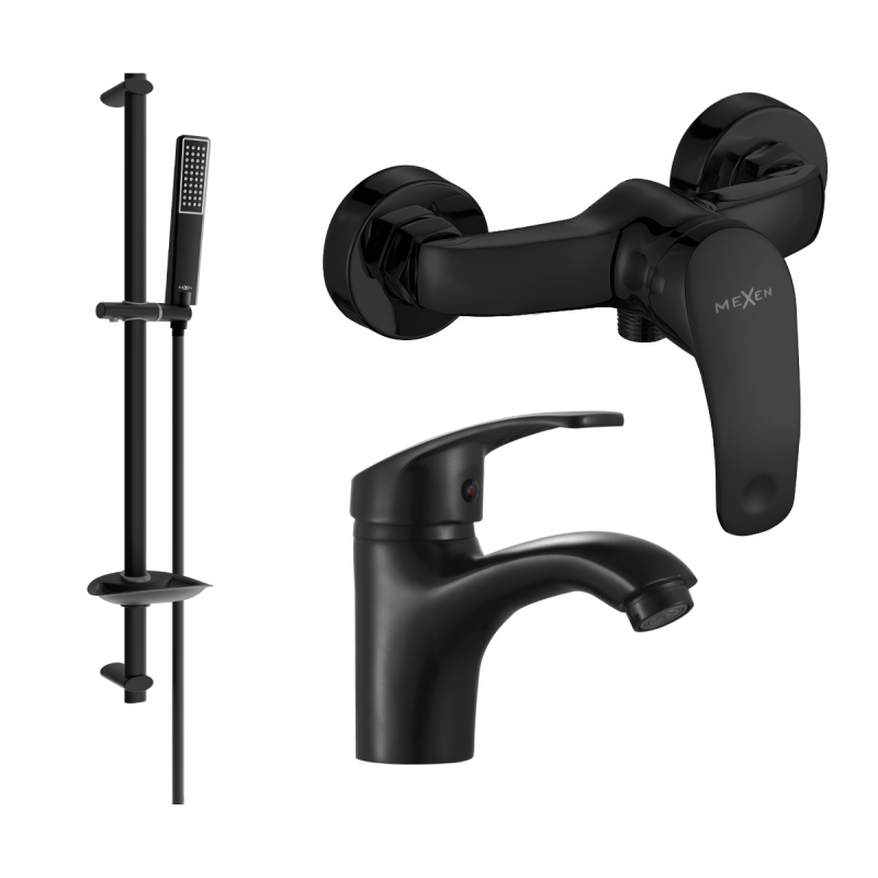 Mexen Fabia DB72 set doccia, nero - 746504DB72-70