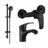 Mexen Fabia DB05 shower set, black - 746504DB05-70