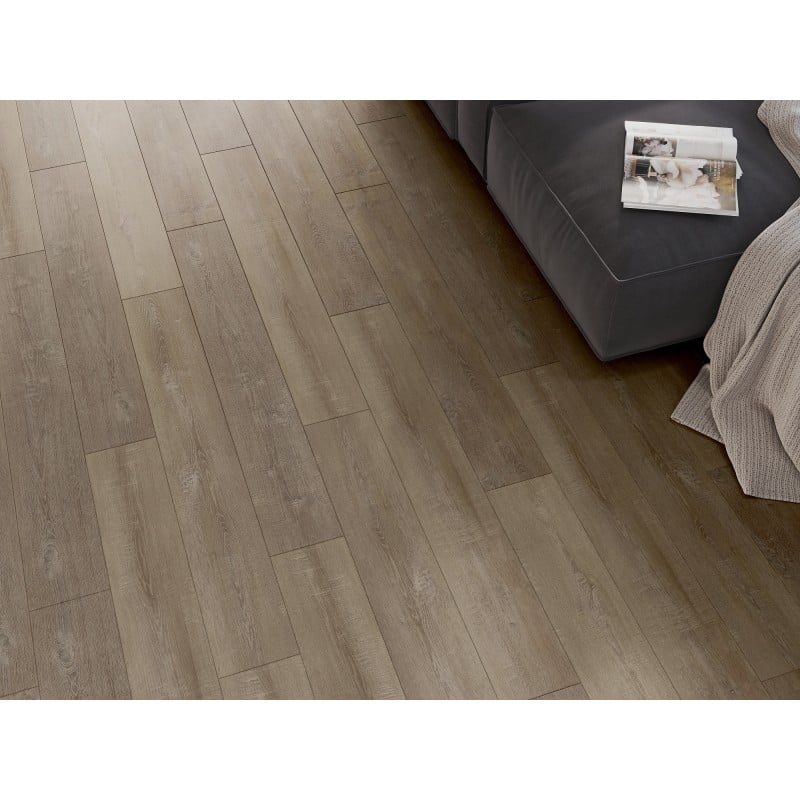 Mexen Windsor painéis vinílicos 1240 x 182 mm SPC 6,5 mm, base IXPE 1,5 mm, 4 V-Fuga, Carvalho - F1016-1240-182-505-4V1-01