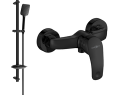 Mexen Fabia DB62 suihkusekoitin suihkusetillä, musta - 74654DB62-70