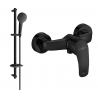 Mexen Fabia DB05 shower mixer with shower set, black - 74654DB05-70