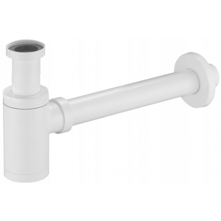 Mexen demi-siphon de lavabo rond, blanc - 79950-20