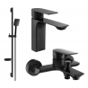 Mexen Alexa DS62 conjunto de bañera, negro - 71203DS62-70