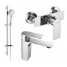 Mexen Alexa DQ40 doucheset, chroom - 71204DQ40-00
