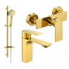 Mexen Alexa DQ40 doucheset, goudkleurig - 71204DQ40-50