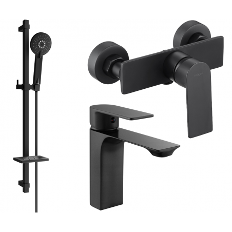 Mexen Alexa DQ40 set doccia, nero - 71204DQ40-70