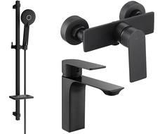 Mexen Alexa DQ40 conjunto de ducha, negro - 71204DQ40-70