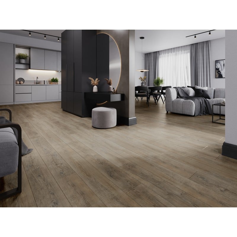 Mexen Casa Grande panele winylowe 1240 x 182 mm SPC 6,5 mm, podkład IXPE 1,5 mm, 4 V-Fuga, Dąb - F1014-1240-182-505-4V1-01