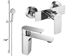 Mexen Alexa DS40 tuš set, krom - 71204DS40-00