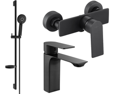 Mexen Alexa DS40 conjunto de ducha, negro - 71204DS40-70