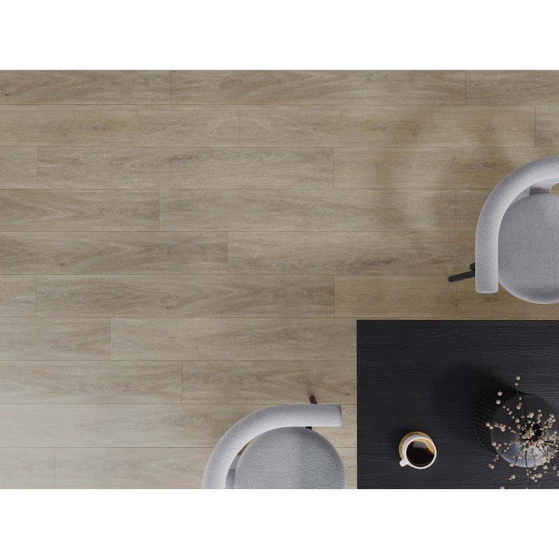 Mexen Parkland vinylpanelen 1240 x 182 mm SPC 6,5 mm, IXPE onderlaag 1,5 mm, 4 V-Groef, Eik - F1024-1240-182-505-4V1-01