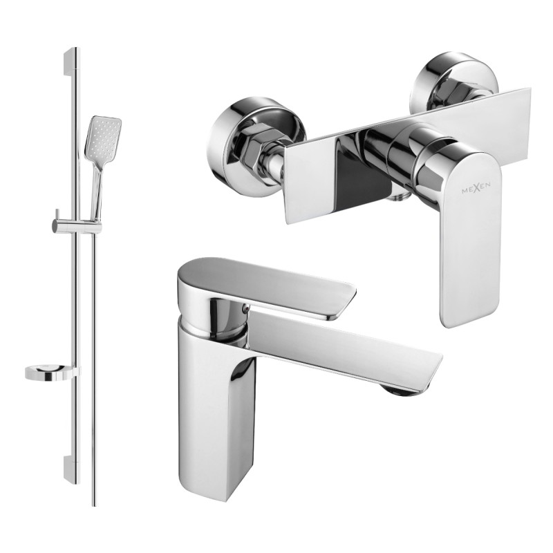Mexen Alexa DS62 dušikomplekt, kroom - 71204DS62-00
